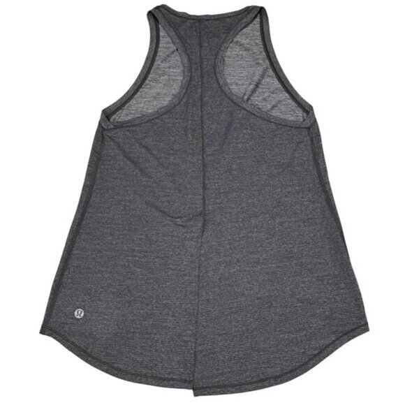 Lululemon Hot Like Agni Singlet In Heathered Black Size 4 - Picture 7 of 8